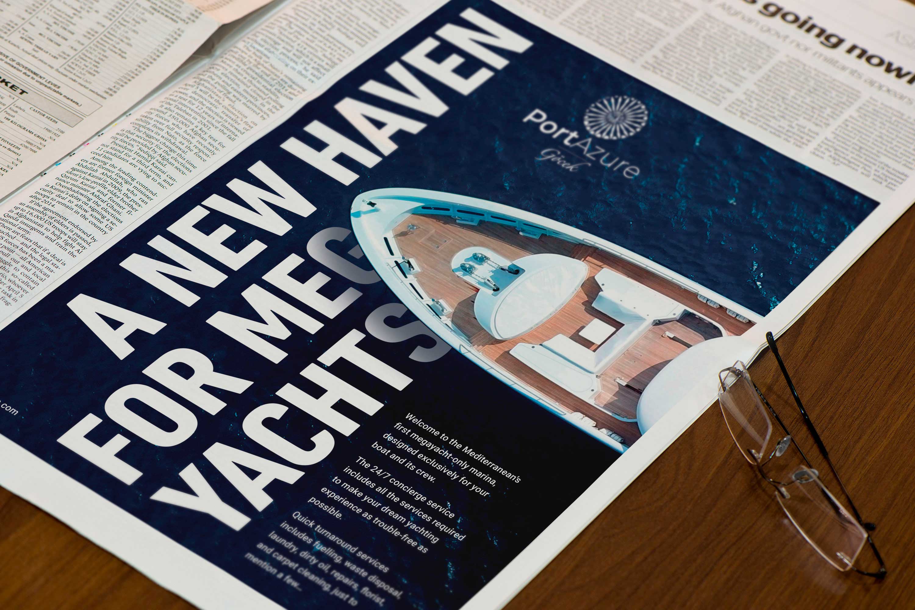 Port Azure Launch Magazine Advertisement